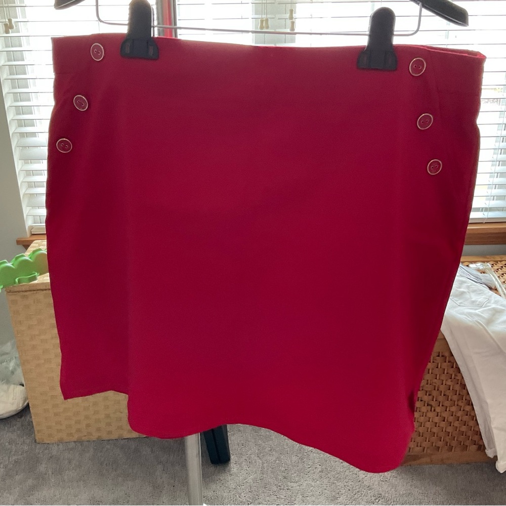 Rafaella Red Skort